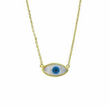 Opal Evil Eye Necklace